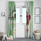 Australia Cup Melbourne Horse Racing Window Curtain Hats Heels & Horseshoes Yellow Roses - Aussie Hoodie