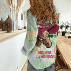 Australia Cup Melbourne Horse Racing Women Casual Shirt Hats Heels & Horseshoes Yellow Roses - Aussie Hoodie
