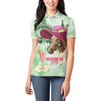 Australia Cup Melbourne Horse Racing Women Polo Shirt Hats Heels & Horseshoes Yellow Roses - Aussie Hoodie
