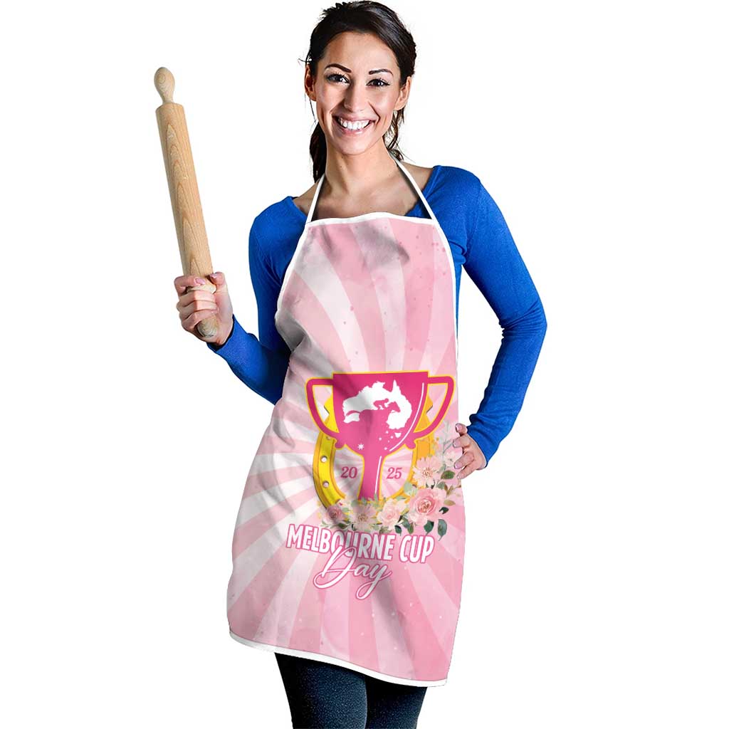 Australia Cup Melbourne Horse Racing Apron 2025 Champion Trophy With Horseshoe - Aussie Hoodie
