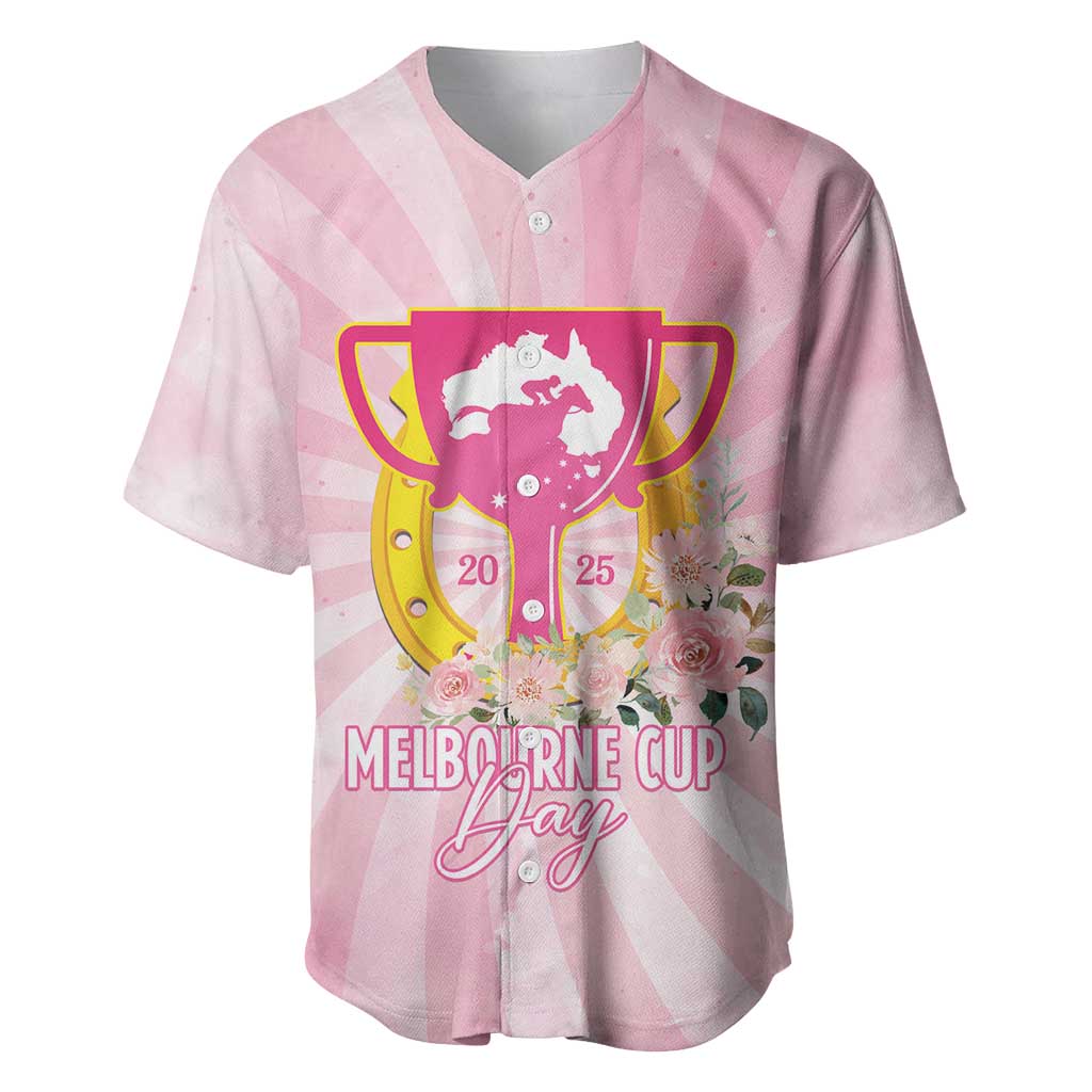 Australia Cup Melbourne Horse Racing Baseball Jersey 2025 Champion Trophy With Horseshoe - Aussie Hoodie