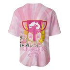 Australia Cup Melbourne Horse Racing Baseball Jersey 2025 Champion Trophy With Horseshoe - Aussie Hoodie