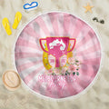 Australia Cup Melbourne Horse Racing Beach Blanket 2025 Champion Trophy With Horseshoe - Aussie Hoodie