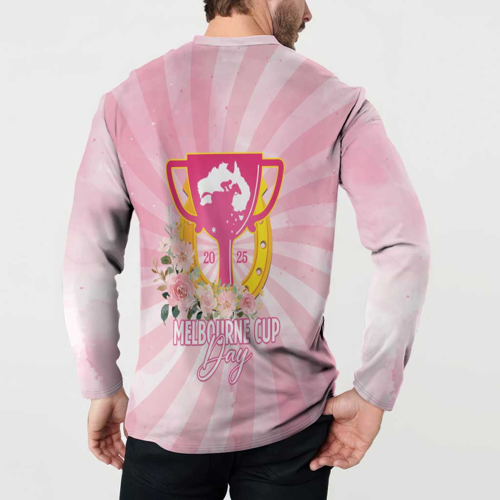 Australia Cup Melbourne Horse Racing Button Sweatshirt 2025 Champion Trophy With Horseshoe - Aussie Hoodie