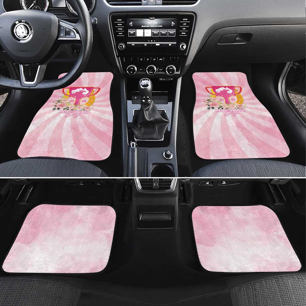 Australia Cup Melbourne Horse Racing Car Mats 2025 Champion Trophy With Horseshoe - Aussie Hoodie
