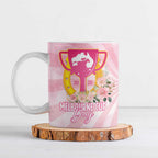 Australia Cup Melbourne Horse Racing Ceramic Mug 2025 Champion Trophy With Horseshoe - Aussie Hoodie