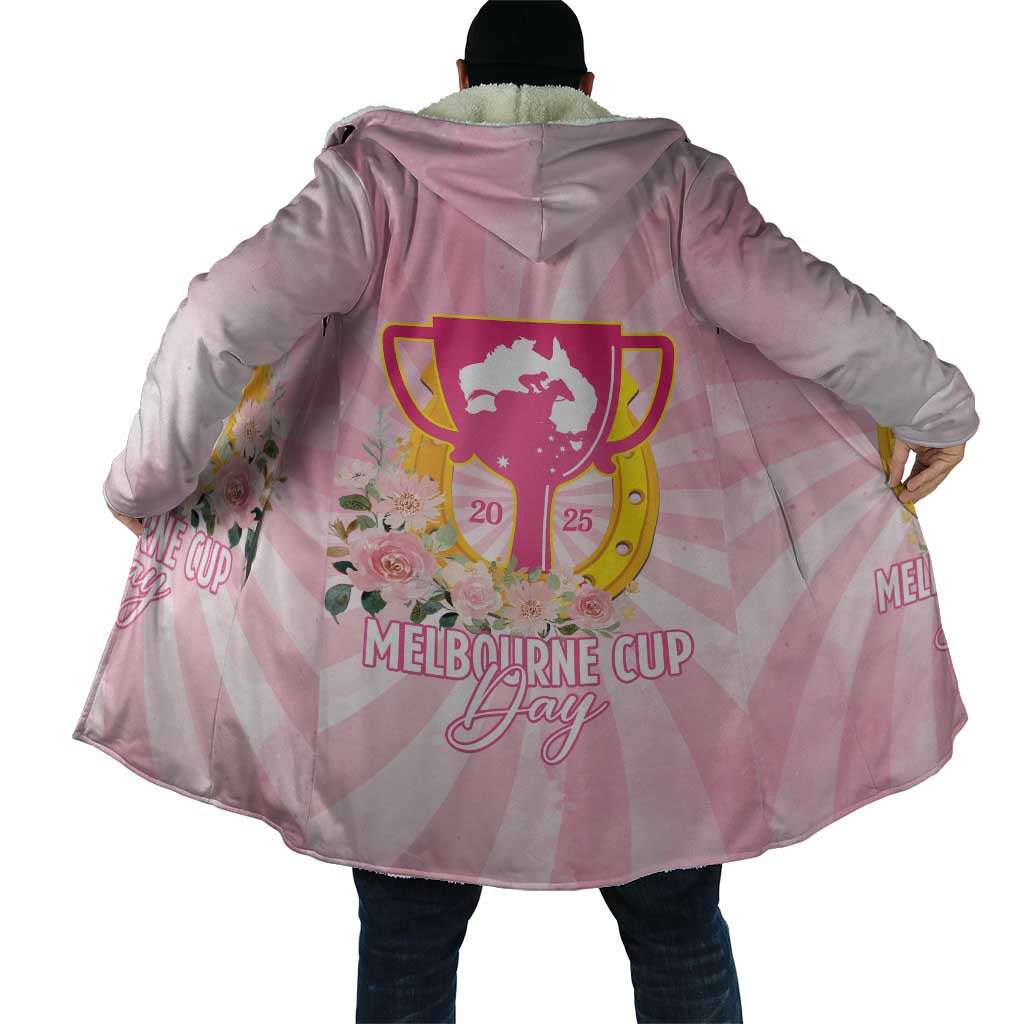 Australia Cup Melbourne Horse Racing Cloak 2025 Champion Trophy With Horseshoe - Aussie Hoodie