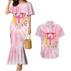 Australia Cup Melbourne Horse Racing Couples Matching Mermaid Dress and Hawaiian Shirt 2025 Champion Trophy With Horseshoe - Aussie Hoodie