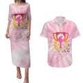 Australia Cup Melbourne Horse Racing Couples Matching Puletasi and Hawaiian Shirt 2025 Champion Trophy With Horseshoe - Aussie Hoodie