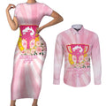 Australia Cup Melbourne Horse Racing Couples Matching Short Sleeve Bodycon Dress and Long Sleeve Button Shirt 2025 Champion Trophy With Horseshoe - Aussie Hoodie