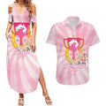 Australia Cup Melbourne Horse Racing Couples Matching Summer Maxi Dress and Hawaiian Shirt 2025 Champion Trophy With Horseshoe - Aussie Hoodie