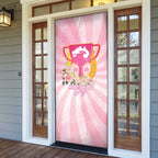 Australia Cup Melbourne Horse Racing Door Cover 2025 Champion Trophy With Horseshoe - Aussie Hoodie