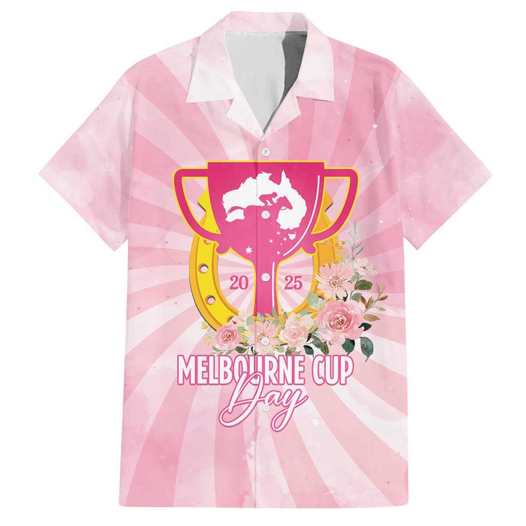 Australia Cup Melbourne Horse Racing Family Matching Long Sleeve Bodycon Dress and Hawaiian Shirt 2025 Champion Trophy With Horseshoe - Aussie Hoodie