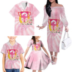 Australia Cup Melbourne Horse Racing Family Matching Off The Shoulder Long Sleeve Dress and Hawaiian Shirt 2025 Champion Trophy With Horseshoe - Aussie Hoodie