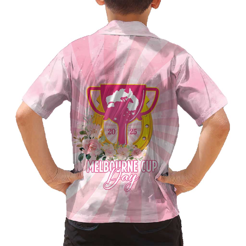 Australia Cup Melbourne Horse Racing Family Matching Off Shoulder Maxi Dress and Hawaiian Shirt 2025 Champion Trophy With Horseshoe - Aussie Hoodie