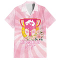 Australia Cup Melbourne Horse Racing Family Matching Off Shoulder Maxi Dress and Hawaiian Shirt 2025 Champion Trophy With Horseshoe - Aussie Hoodie