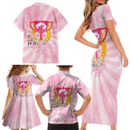 Australia Cup Melbourne Horse Racing Family Matching Short Sleeve Bodycon Dress and Hawaiian Shirt 2025 Champion Trophy With Horseshoe - Aussie Hoodie