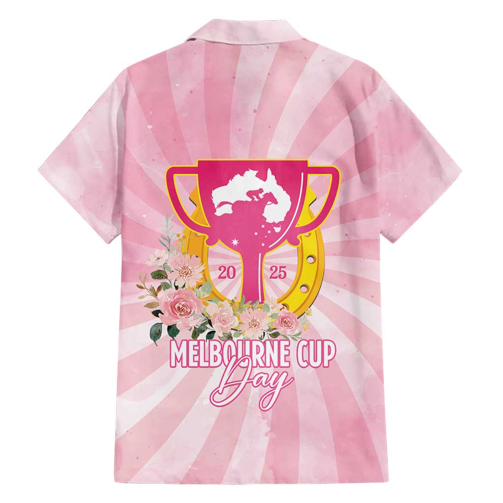 Australia Cup Melbourne Horse Racing Family Matching Short Sleeve Bodycon Dress and Hawaiian Shirt 2025 Champion Trophy With Horseshoe - Aussie Hoodie