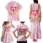 Australia Cup Melbourne Horse Racing Family Matching Tank Maxi Dress and Hawaiian Shirt 2025 Champion Trophy With Horseshoe - Aussie Hoodie