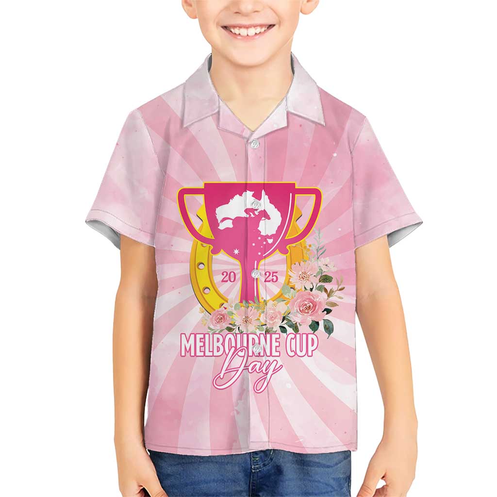 Australia Cup Melbourne Horse Racing Hawaiian Shirt 2025 Champion Trophy With Horseshoe - Aussie Hoodie