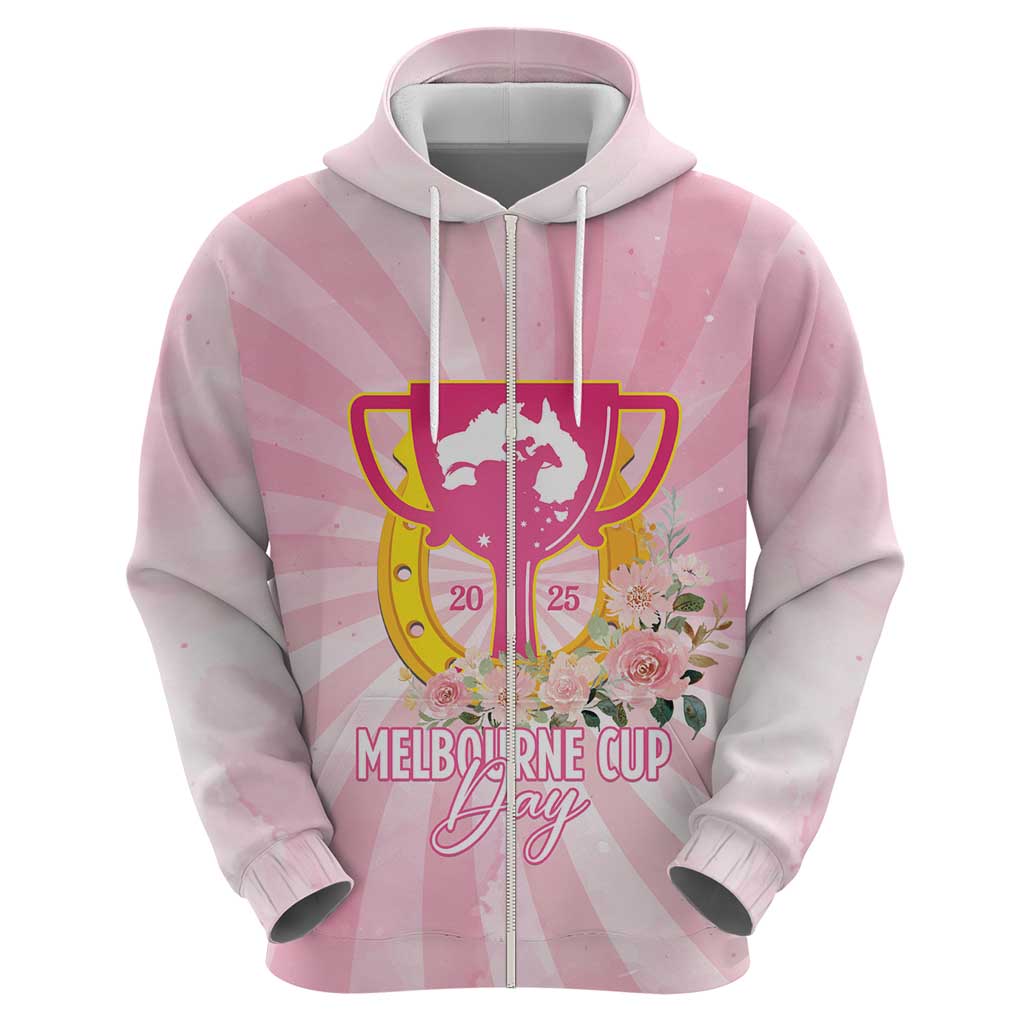 Australia Cup Melbourne Horse Racing Hoodie 2025 Champion Trophy With Horseshoe - Aussie Hoodie