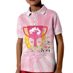 Australia Cup Melbourne Horse Racing Kid Polo Shirt 2025 Champion Trophy With Horseshoe - Aussie Hoodie