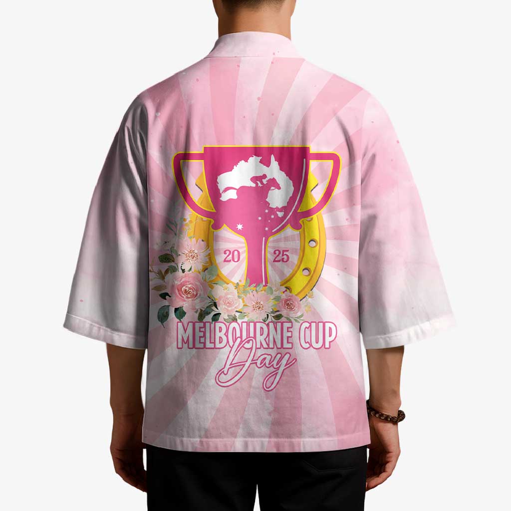 Australia Cup Melbourne Horse Racing Kimono 2025 Champion Trophy With Horseshoe - Aussie Hoodie