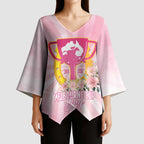 Australia Cup Melbourne Horse Racing Kimono Sleeve Blouse 2025 Champion Trophy With Horseshoe - Aussie Hoodie