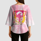 Australia Cup Melbourne Horse Racing Kimono Sleeve Blouse 2025 Champion Trophy With Horseshoe - Aussie Hoodie