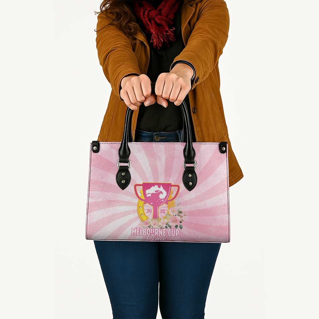 Australia Cup Melbourne Horse Racing Leather Bag 2025 Champion Trophy With Horseshoe - Aussie Hoodie