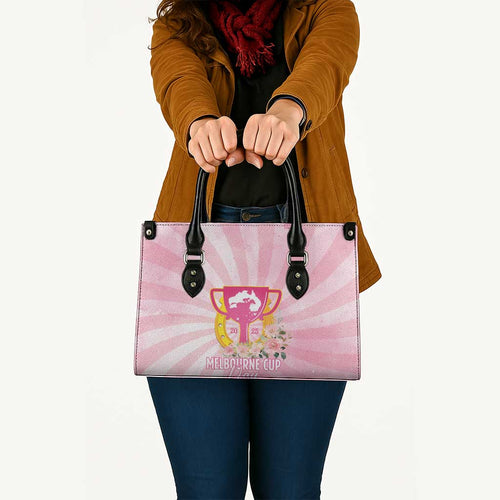 Australia Cup Melbourne Horse Racing Leather Bag 2025 Champion Trophy With Horseshoe - Aussie Hoodie