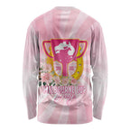 Australia Cup Melbourne Horse Racing Long Sleeve Shirt 2025 Champion Trophy With Horseshoe - Aussie Hoodie