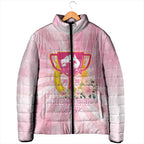 Australia Cup Melbourne Horse Racing Padded Jacket 2025 Champion Trophy With Horseshoe - Aussie Hoodie
