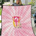 Australia Cup Melbourne Horse Racing Quilt 2025 Champion Trophy With Horseshoe - Aussie Hoodie