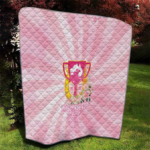 Australia Cup Melbourne Horse Racing Quilt 2025 Champion Trophy With Horseshoe - Aussie Hoodie