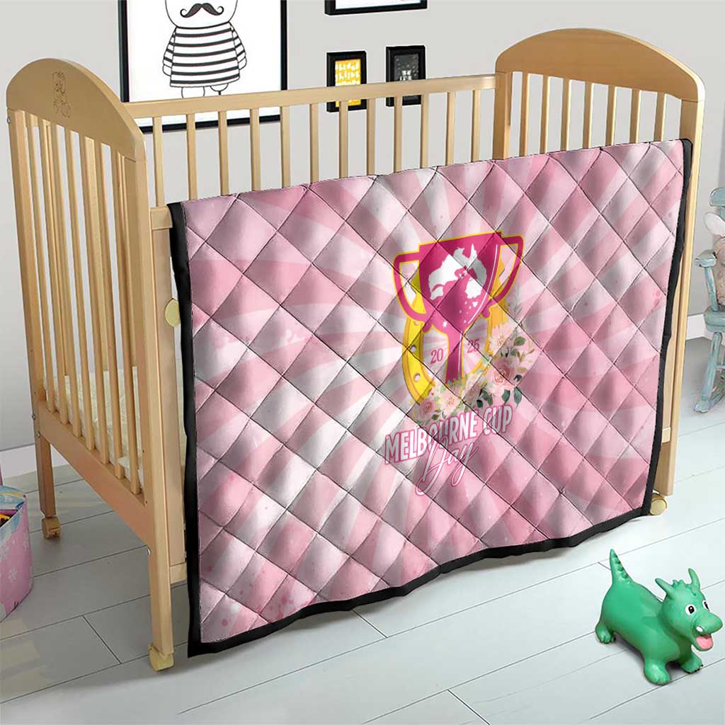 Australia Cup Melbourne Horse Racing Quilt 2025 Champion Trophy With Horseshoe - Aussie Hoodie