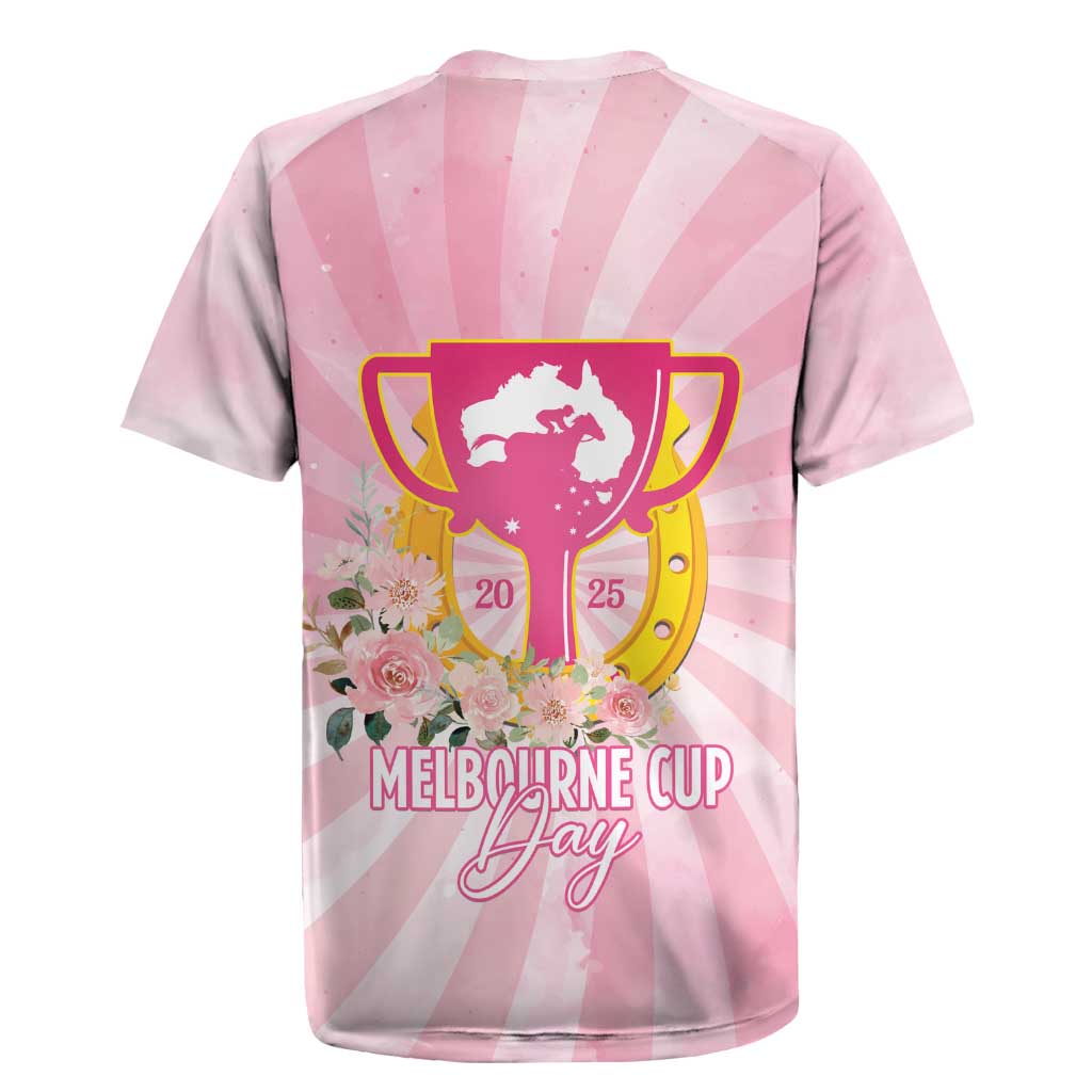 Australia Cup Melbourne Horse Racing Rugby Jersey 2025 Champion Trophy With Horseshoe - Aussie Hoodie