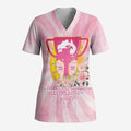 Australia Cup Melbourne Horse Racing Scrub Top 2025 Champion Trophy With Horseshoe - Aussie Hoodie