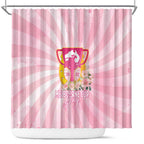 Australia Cup Melbourne Horse Racing Shower Curtain 2025 Champion Trophy With Horseshoe - Aussie Hoodie