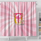 Australia Cup Melbourne Horse Racing Shower Curtain 2025 Champion Trophy With Horseshoe - Aussie Hoodie