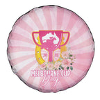 Australia Cup Melbourne Horse Racing Spare Tire Cover 2025 Champion Trophy With Horseshoe - Aussie Hoodie