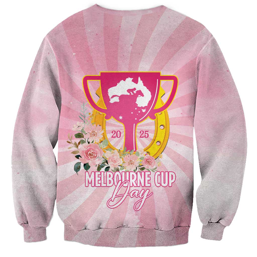 Australia Cup Melbourne Horse Racing Sweatshirt 2025 Champion Trophy With Horseshoe - Aussie Hoodie