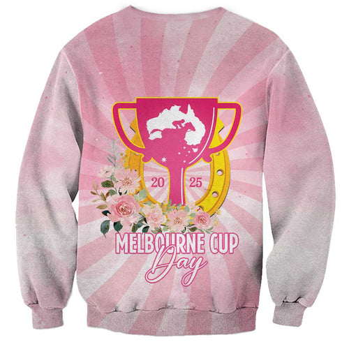 Australia Cup Melbourne Horse Racing Sweatshirt 2025 Champion Trophy With Horseshoe - Aussie Hoodie
