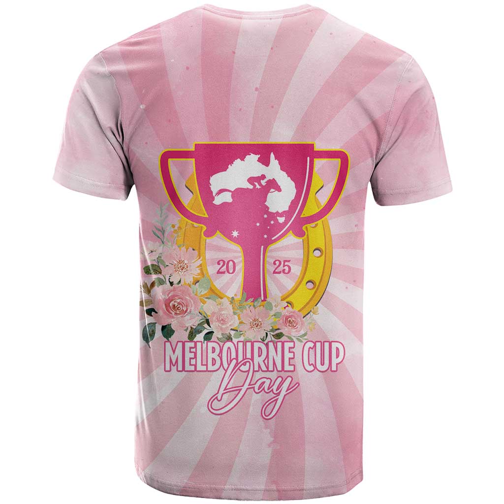 Australia Cup Melbourne Horse Racing T Shirt 2025 Champion Trophy With Horseshoe - Aussie Hoodie