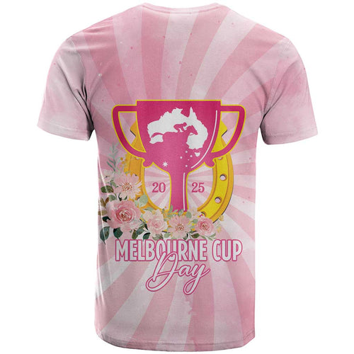 Australia Cup Melbourne Horse Racing T Shirt 2025 Champion Trophy With Horseshoe - Aussie Hoodie