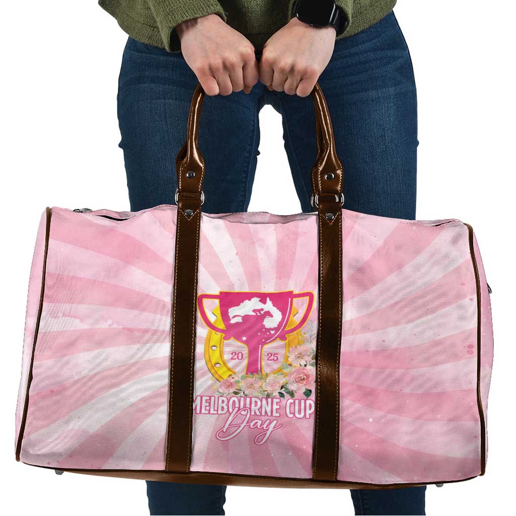 Australia Cup Melbourne Horse Racing Travel Bag 2025 Champion Trophy With Horseshoe - Aussie Hoodie