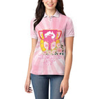 Australia Cup Melbourne Horse Racing Women Polo Shirt 2025 Champion Trophy With Horseshoe - Aussie Hoodie