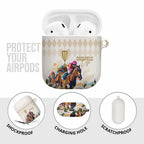 Australia Cup Caulfield Horse Racing AirPods Case Champion Trophy Mix White Roses - Aussie Hoodie