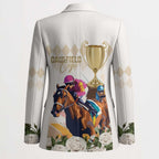 Australia Cup Caulfield Horse Racing Blazer Champion Trophy Mix White Roses - Aussie Hoodie