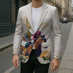 Australia Cup Caulfield Horse Racing Blazer Champion Trophy Mix White Roses - Aussie Hoodie